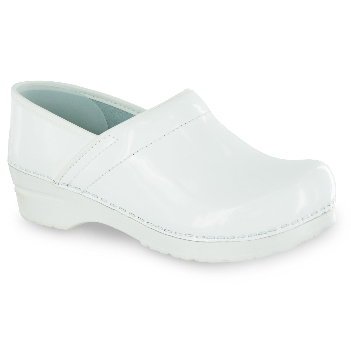 Pro. Patent Women's Clog in White | Sanita