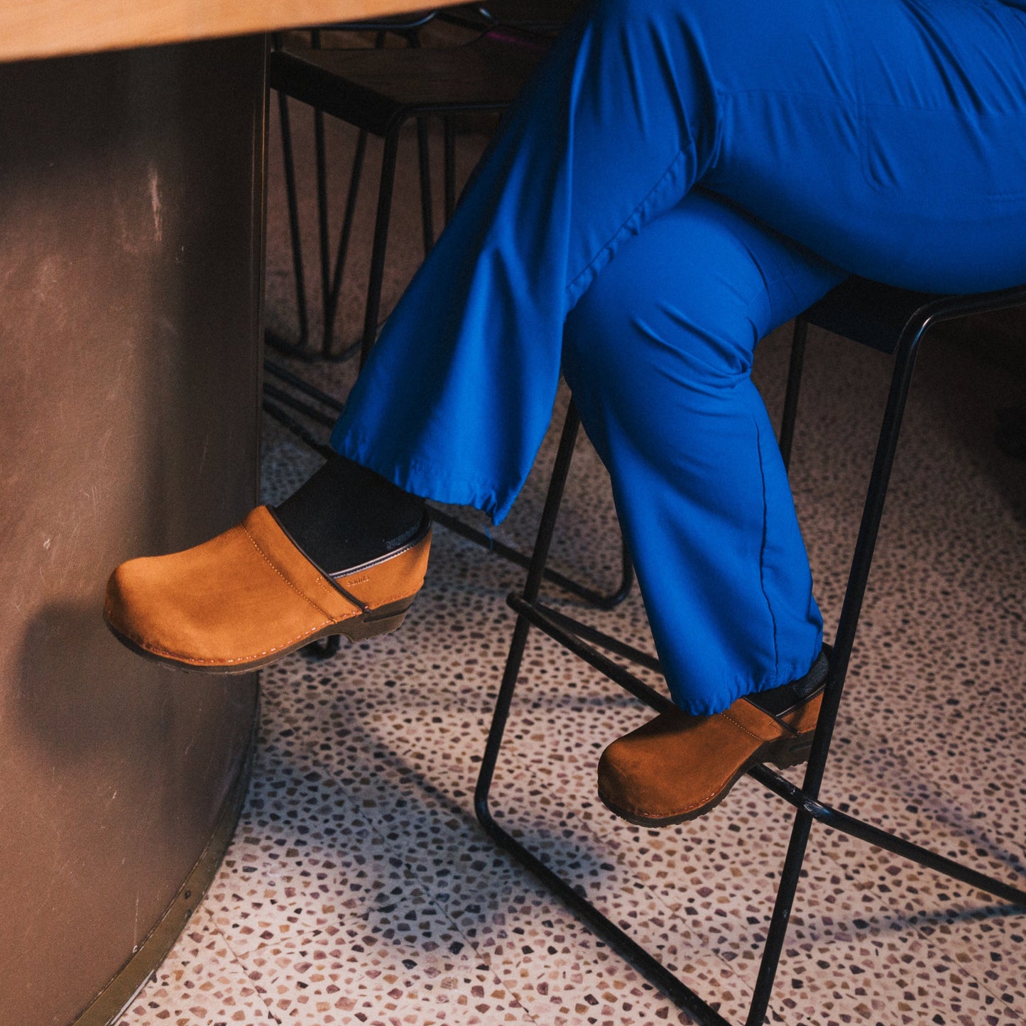 Pro Suede Women's Clog in Cognac - Sanita Footwear | Sanita